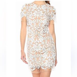 Dress The Population Megan Sequin Lace Mini Dress